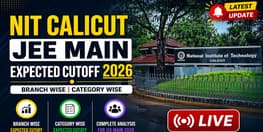 NIT Calicut JEE Main 2026 expected cutoff rank